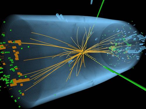 Imagem divulgada pelo CERN